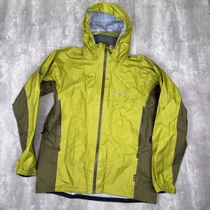 Montbell Storm Cruiser Jacket Men's Large Green Waterproof Camping Gore Tex